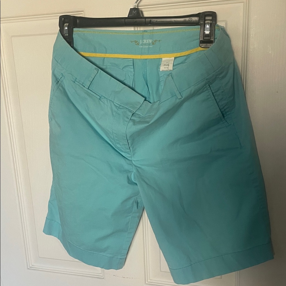 J. Crew Women's Turquoise shorts size 4